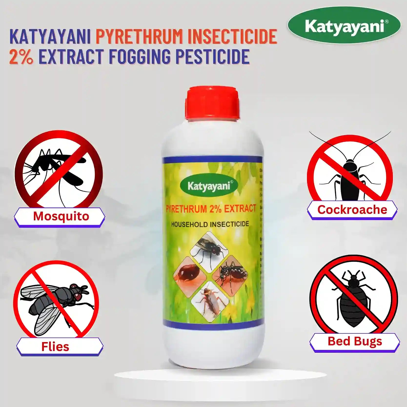 KATYAYANI PYRETHRUM EXTRACT 2% M/M | INSECTICIDE FOR PESTS