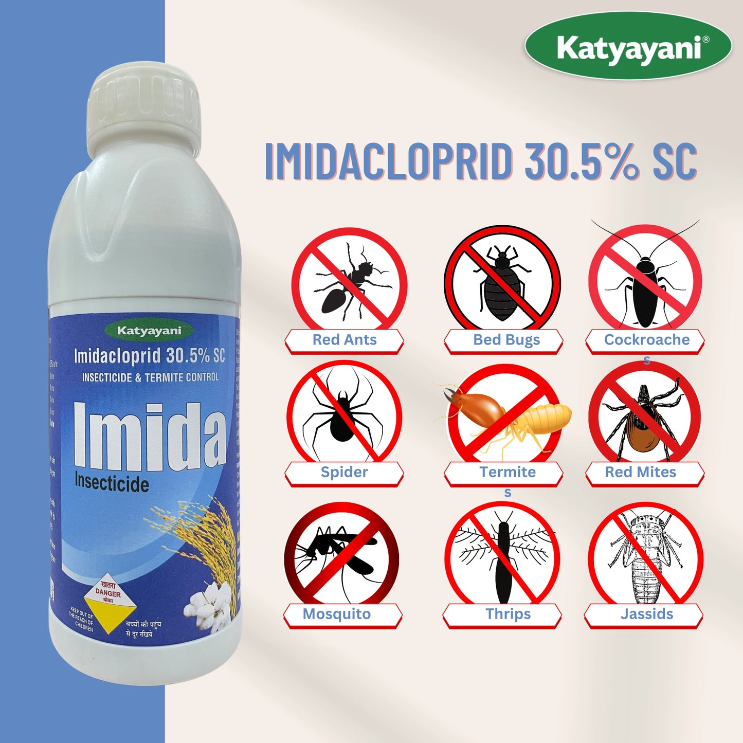 KATYAYANI IMIDA | IMIDACLOPRID 30.5% SC | CHEMICAL INSECTICIDE