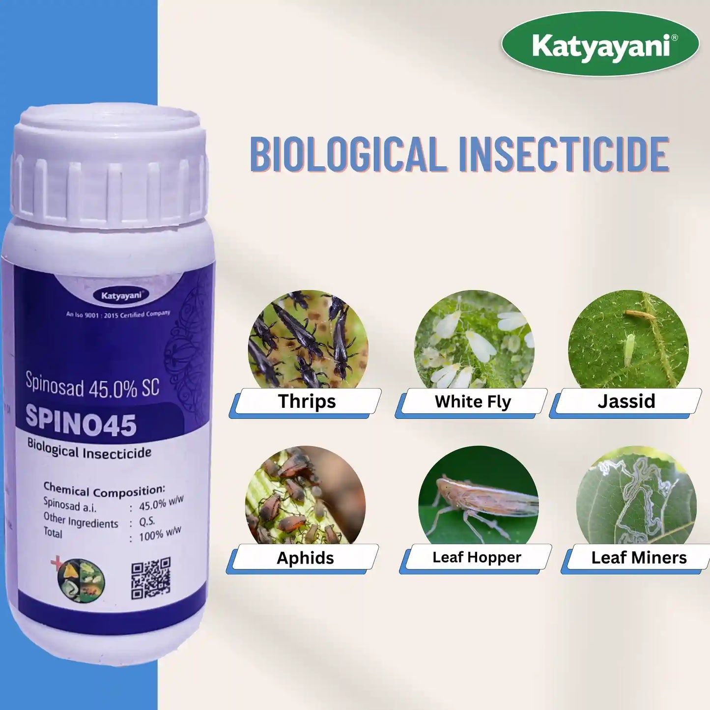 Katyayani Spinosad 45 % sc - SPINO45- Insecticide for insects