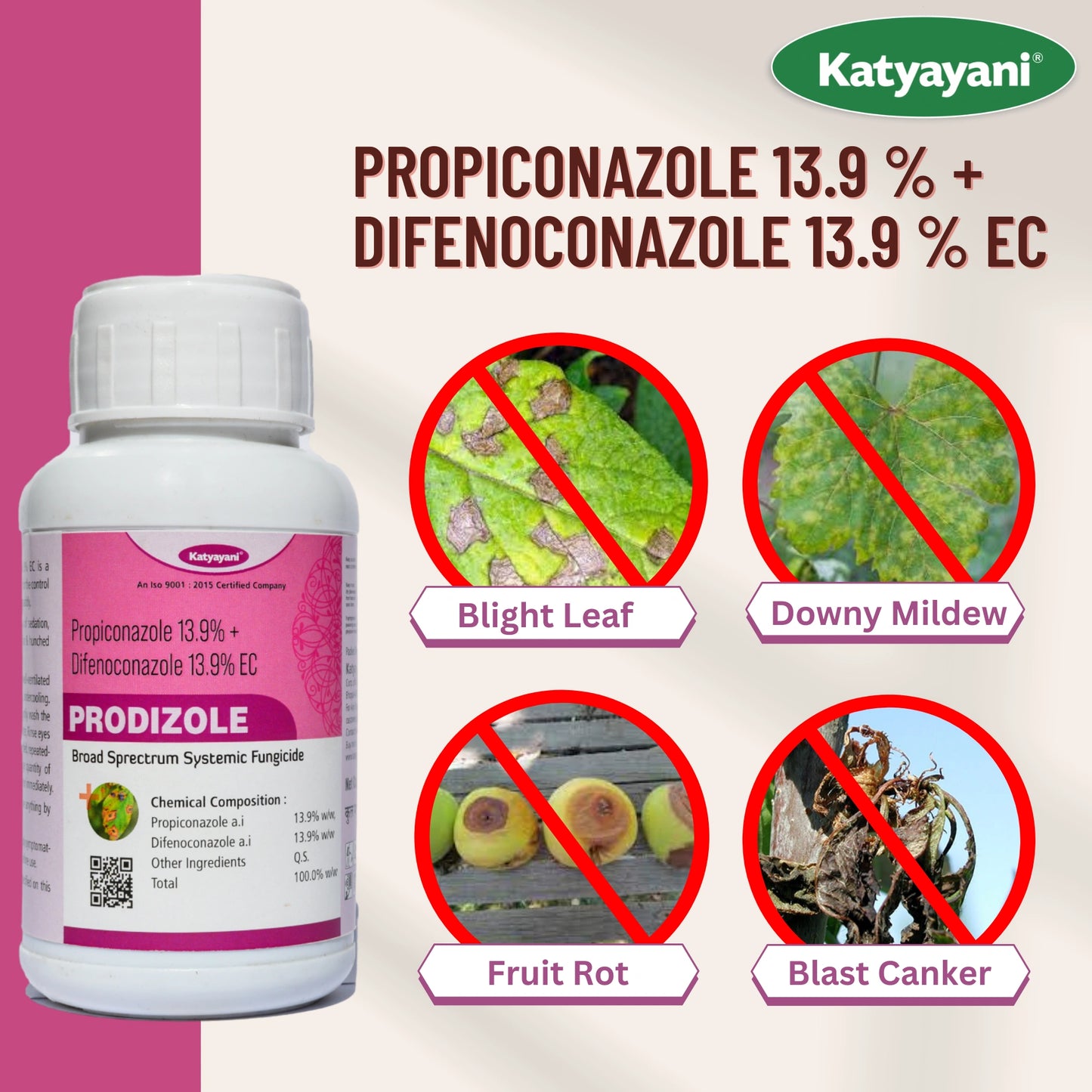 Propiconazole 13.9% + Difenoconazole 13.9%-PRODIZOLE