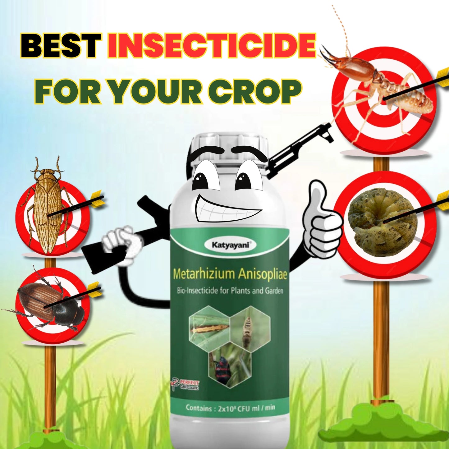 Katyayani Metarhizium Anisopliae | Liquid Bio Insecticide