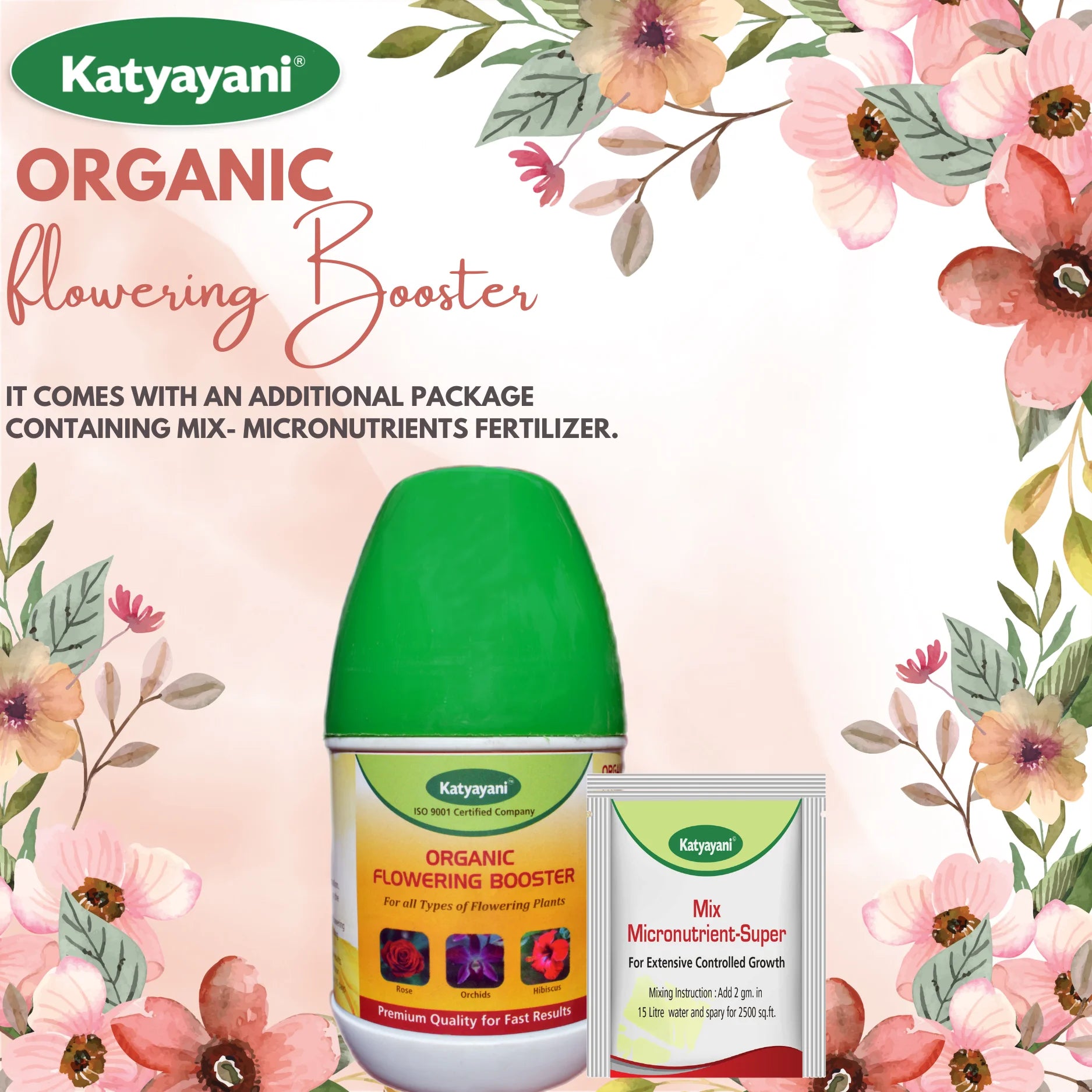 Katyayani Flowering Booster Fertilizer | Organic Fertilizers