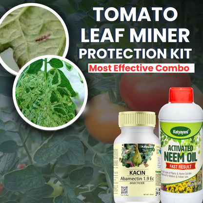 Leaf miner protection kit (KACIN (100ml x 2)),Neem OIL (400ML X 1)) 600ML