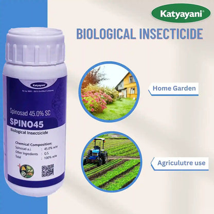 Katyayani Spinosad 45 % sc - SPINO45- Insecticide for home garden & agriculture