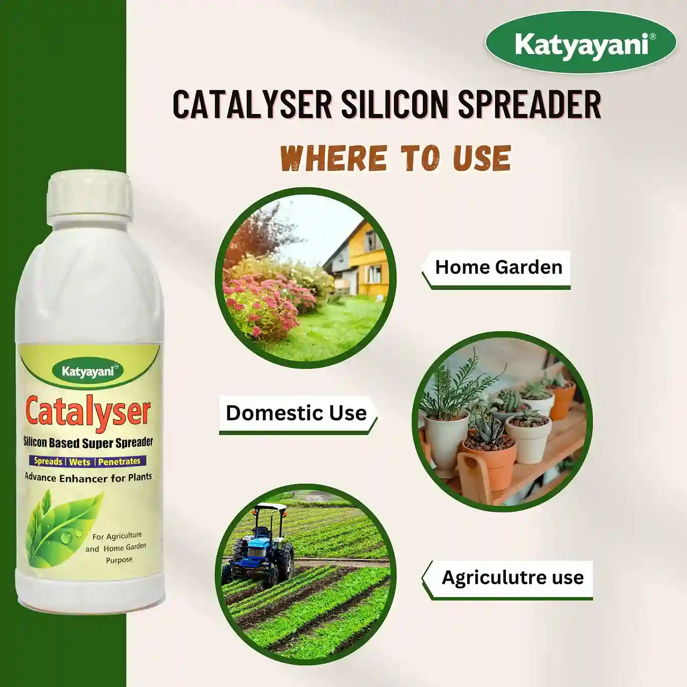 Katyayani Catalyser Silicon Super Spreader | herbicide,fertilizer & pesticide
