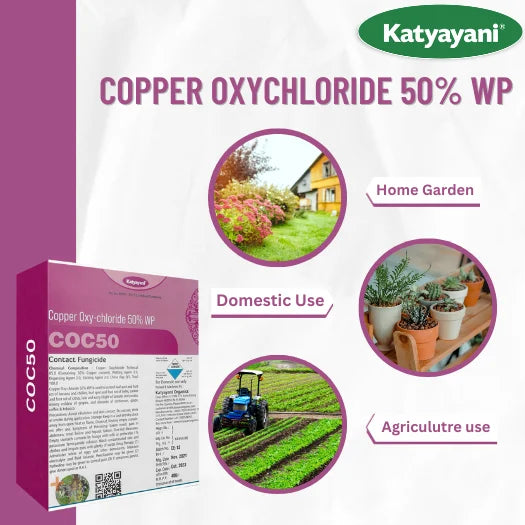 Katyayani  COC50 | Copper Oxychloride 50% WP Fungicide uses for crops