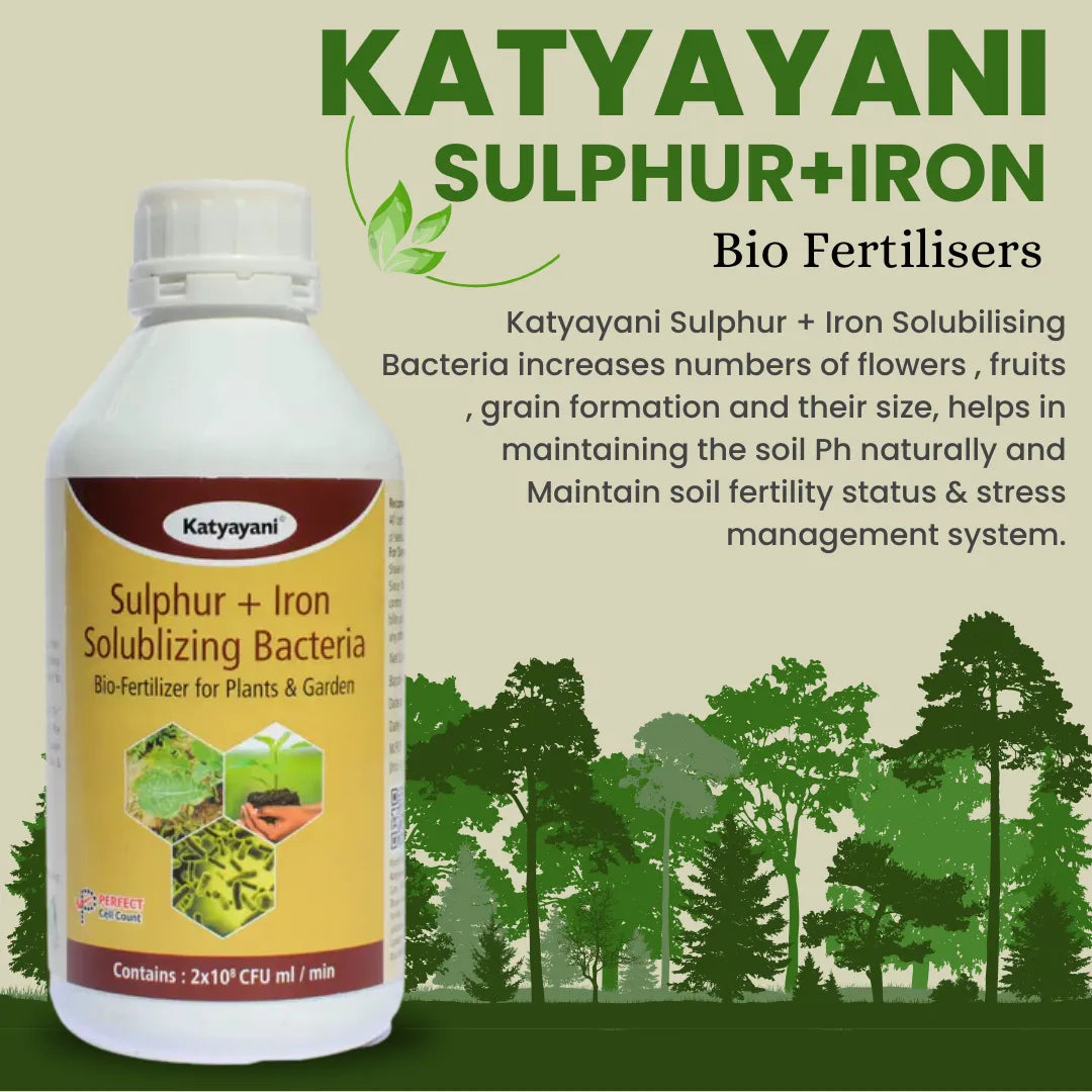 Katyayani  Sulphur & Iron Bacteria Bio fertilizer benefits