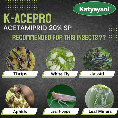 K- ACEPRO | ACETAMIPRID 20% SP | CHEMICAL INSECTICIDE