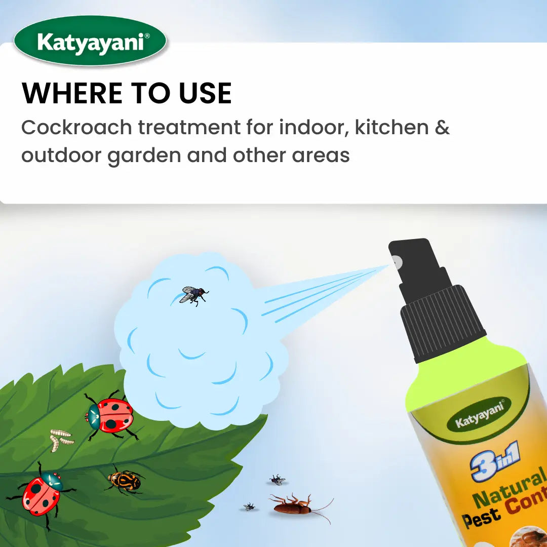 Katyayani 3 in 1 Organic Pesticide for kitchen & Outdoor garden