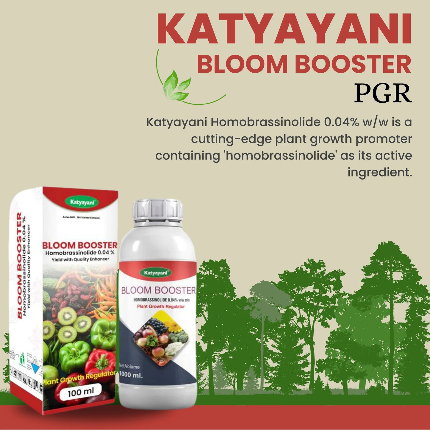 Katyayani  Bloom Booster | Homobrassinolide 0.04 % Plant Growth Regulator about