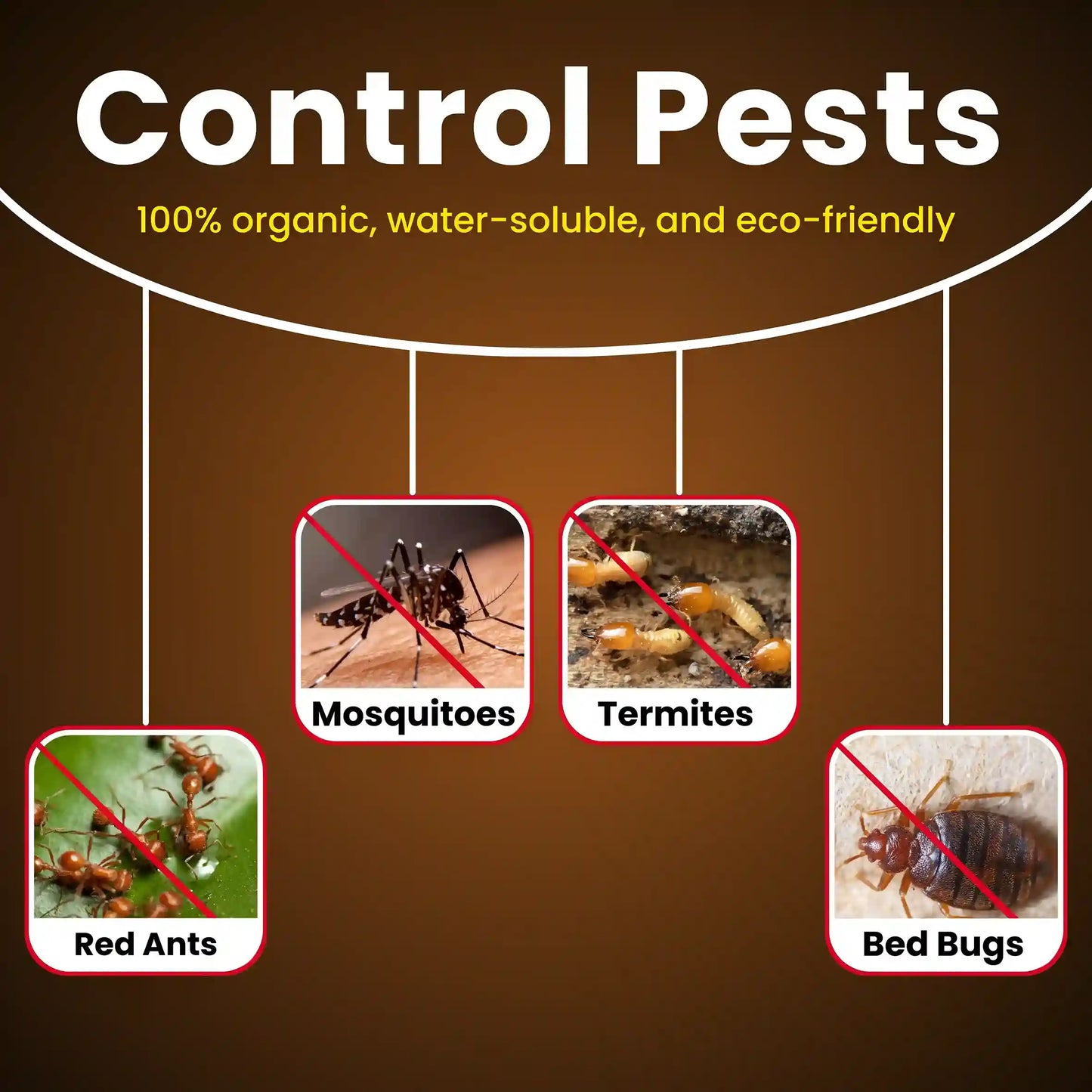 Katyayani 3 in 1 Organic Pesticide for termites, red ant and mosquitoes