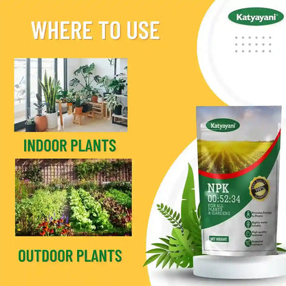 Katyayani NPK 00:52:34 | Fertilizer for indoor & outdoor plants