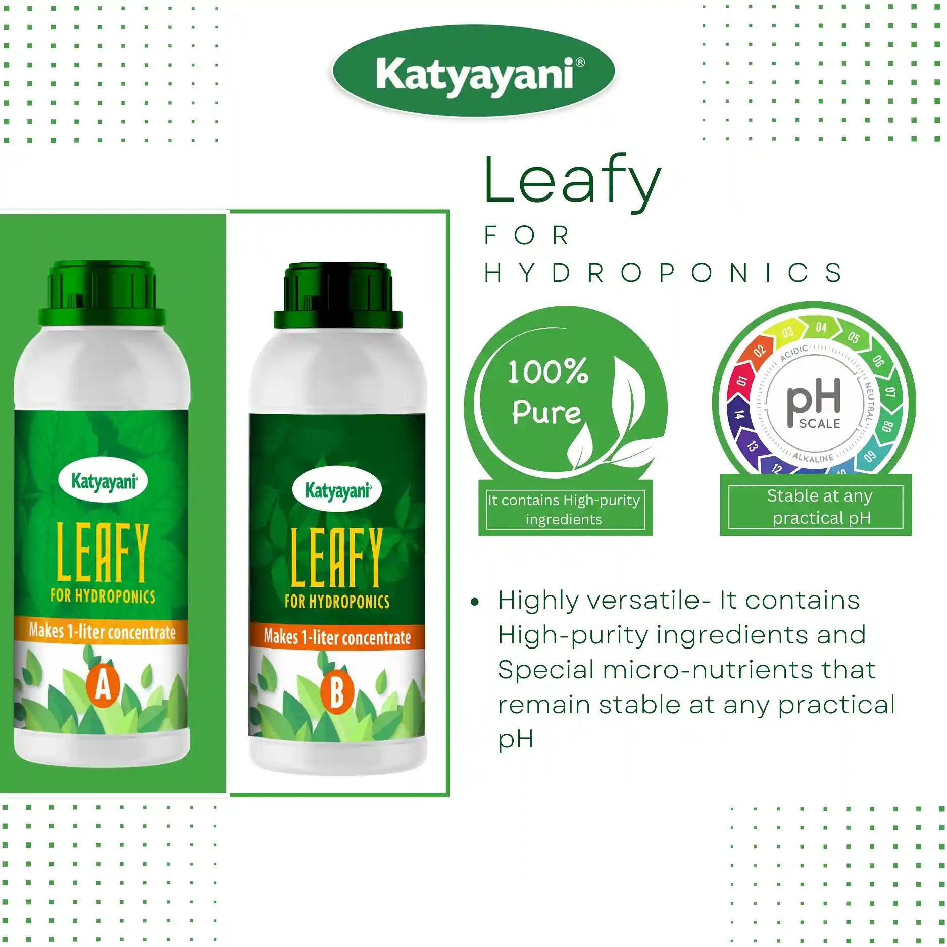 Katyayani Hydroponic Nutrients LEAFY - 400