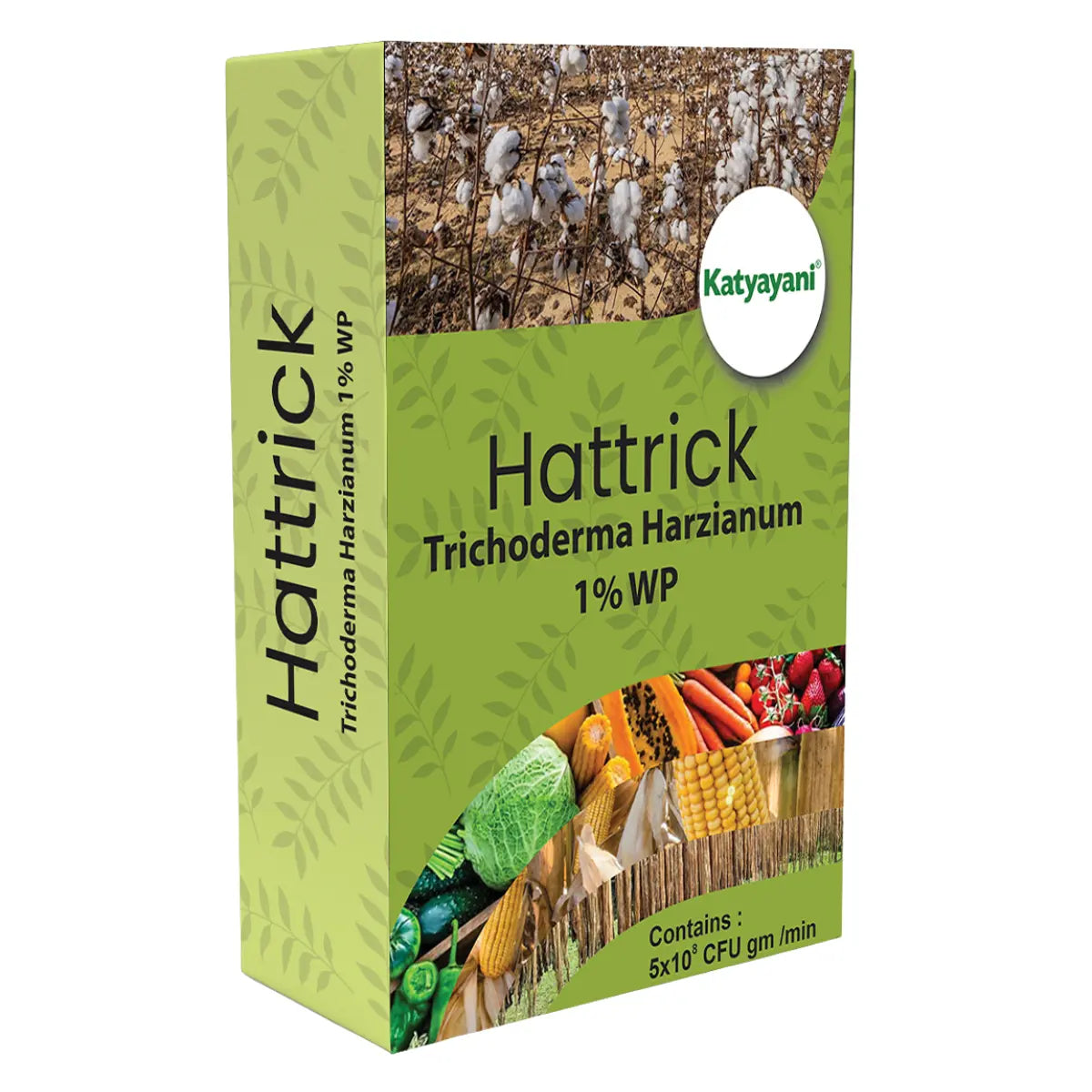 Katyayani Hattrick | Trichoderma harzianum 1% WP | Powder Bio Fungicide