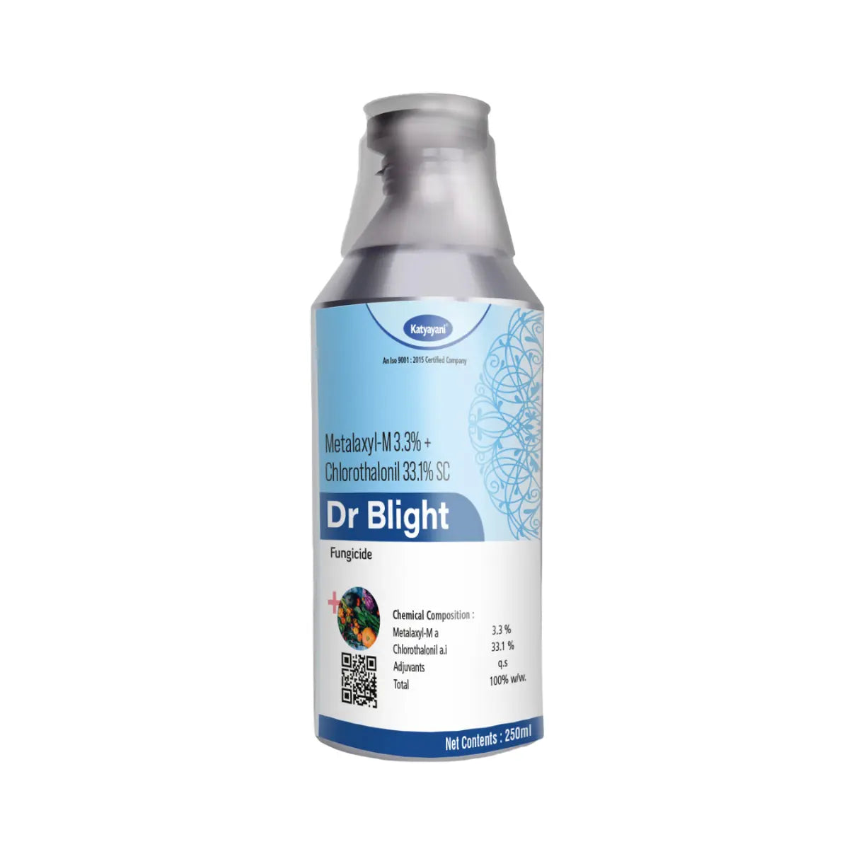 Katyayani Dr Blight | Metalaxyl-M 3.3% + Chlorothalonil 33.1% SC | Chemical Fungicide