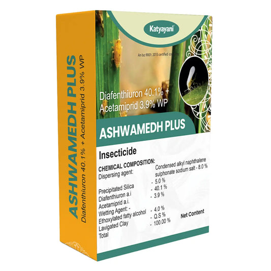 Katyayani Ashwamedh Plus | Diafenthiuron 40.1% + Acetamiprid 3.9% WP | Chemical Insecticide