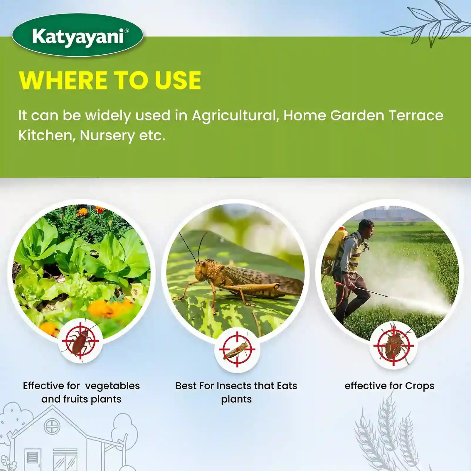 Katyayani ASHWAMEDH ( Diafenthiuron 50 % WP) Insecticide uses in crops