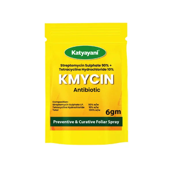 ಕಾತ್ಯಾಯನಿ KMYCIN (ಸ್ಟ್ರೆಪ್ಟೊಮೈಸಿನ್ ಸಲ್ಫೇಟ್ 90% + ಟೆಟ್ರಾಸೈಕ್ಲಿನ್ ಹೈಡ್ರೋಕ್ಲೋರೈಡ್ 10%)