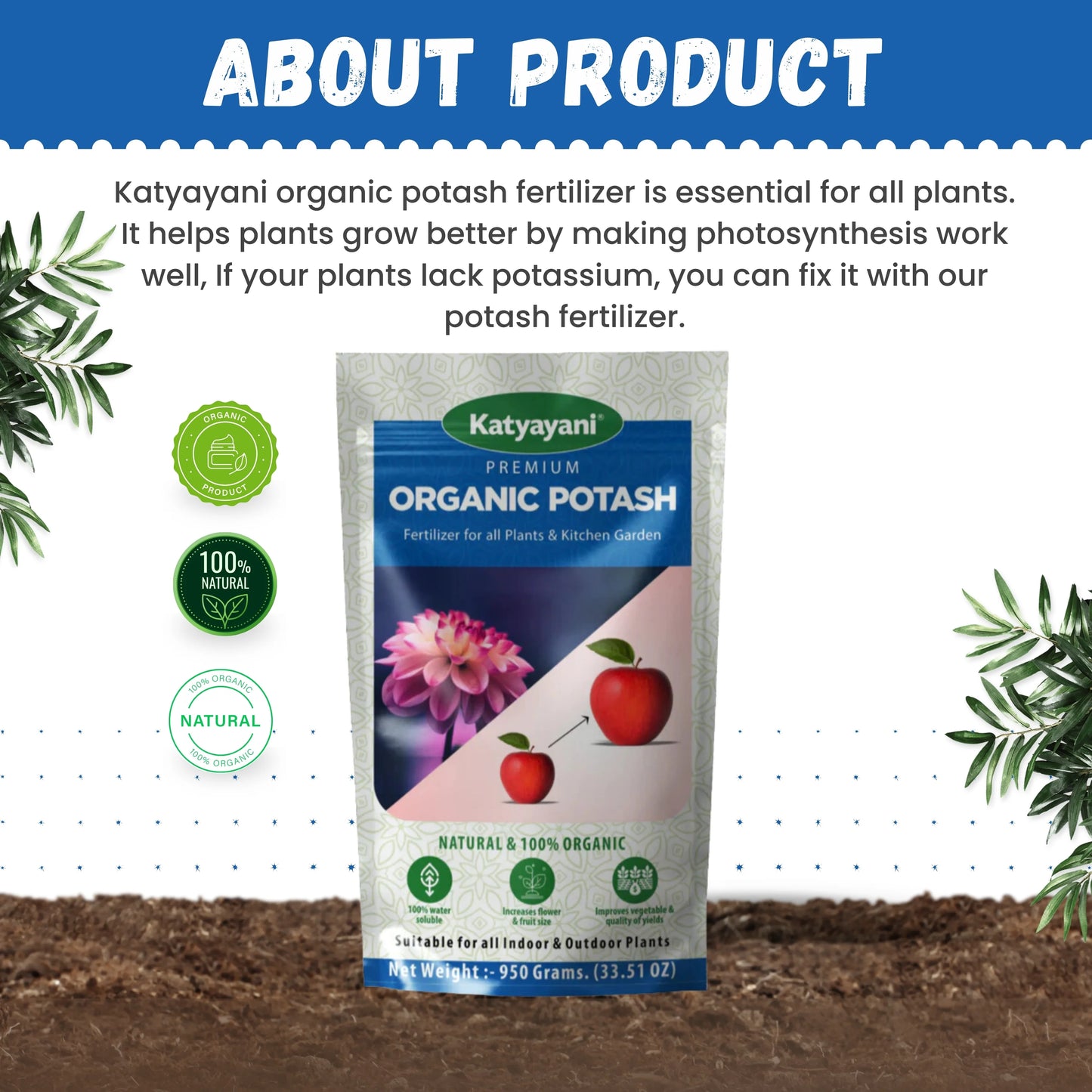 Katyayani Organic potash fertilizer | Organic Fertilizer For Crops about