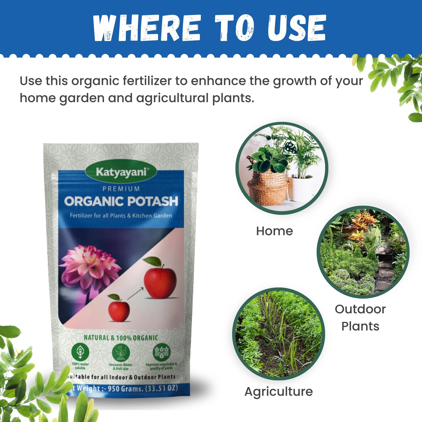 Katyayani Organic potash fertilizer | Organic Fertilizer For Crops uses in crops
