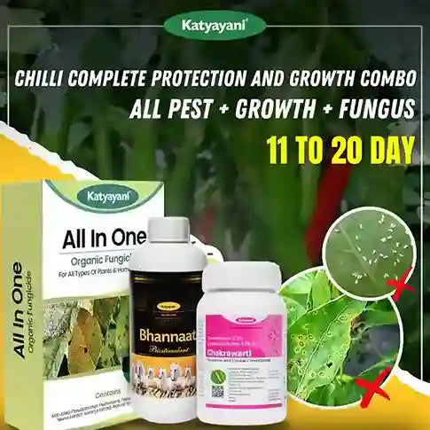 Katyayani Chilli Complete Protection and Growth Combo | 11-20 Days