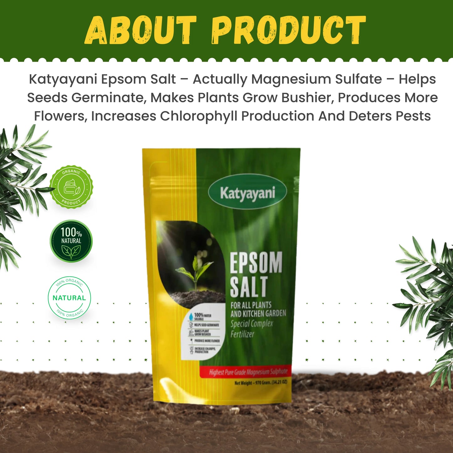Katyayani Epsom Salt - Fertilizer
