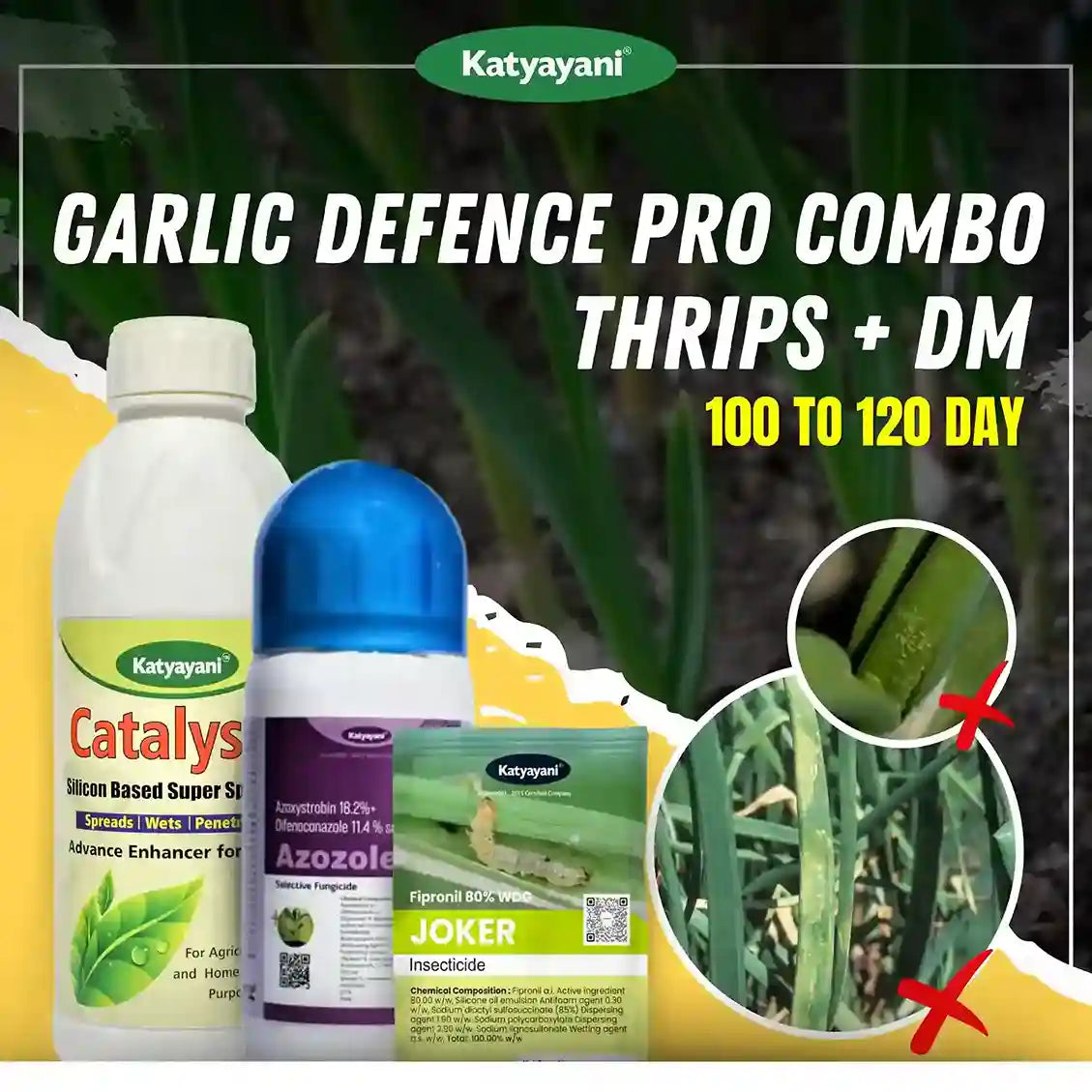 Katyayani Garlic Defense Pro Combo (100-120 Days)