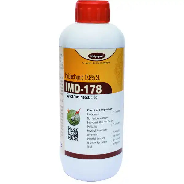 KATYAYANI IMD 178 | IMIDACLOPRID 17.8% SL | Insecticide for Aphids, Termites & Apple Trees