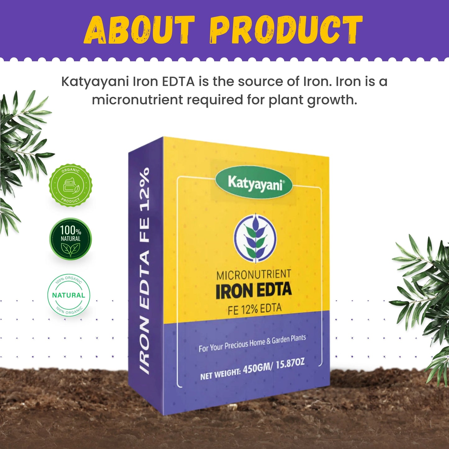Katyayani Iron EDTA || Fe 12% EDTA about