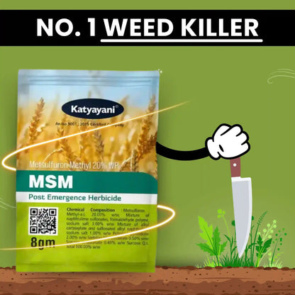 Katyayani MSM | Metsulfuron methyl 20% WP | Chemical Herbicide