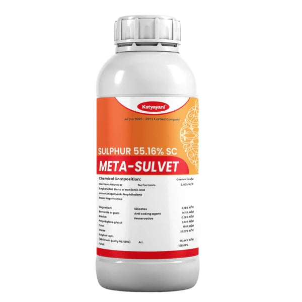 Katyayani META - SULVET | Sulphur 55.16% SC | Chemical Fungicide