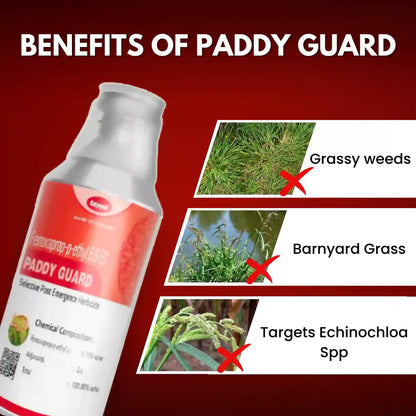 Katyayani Paddy Guard | Fenoxaprop-p-ethyl 6.9% EC | Chemical Herbicides for weed control