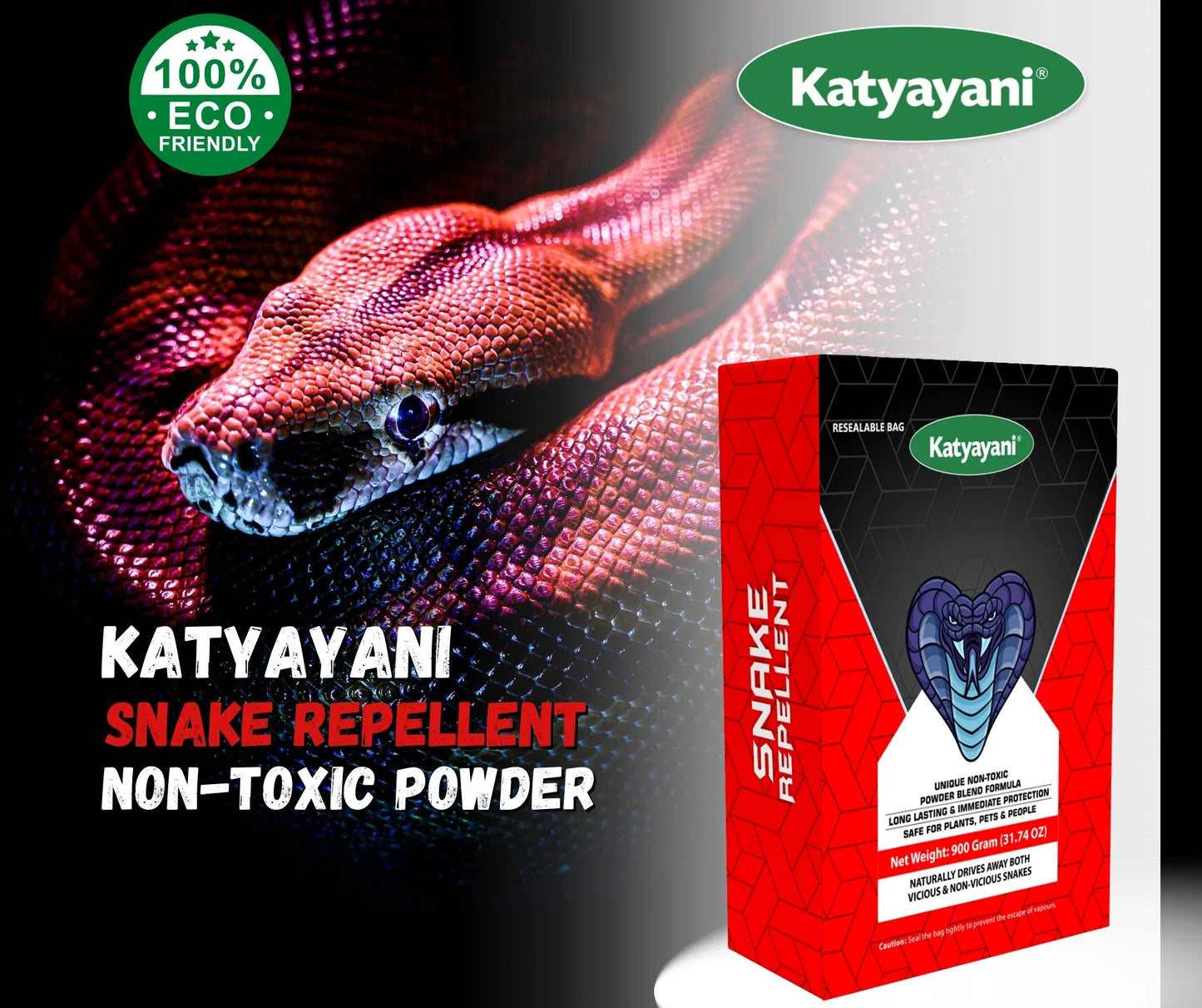 katyayani Snake Shield Non Toxic Snake Repellent Powder