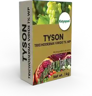 Katyayani Tyson | Trichoderma Viride 1% WP | Bio Fungicide Powder for Root Rot, Plant Roots, and Soil Protection