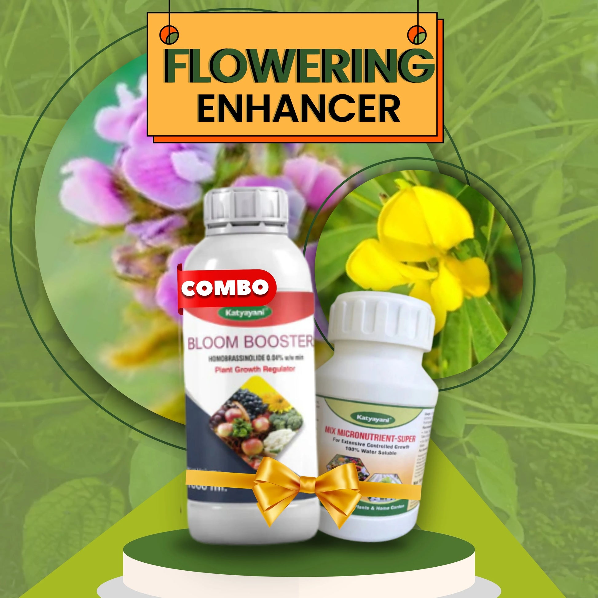 Katyayani Flowering Enhancer Combo (Bloom Booster and Mix Micronutrient)