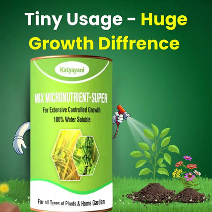 Katyayani Mix Micro Nutrient | Super for Home Garden, Nursery and Agriculture use | Fertilizer