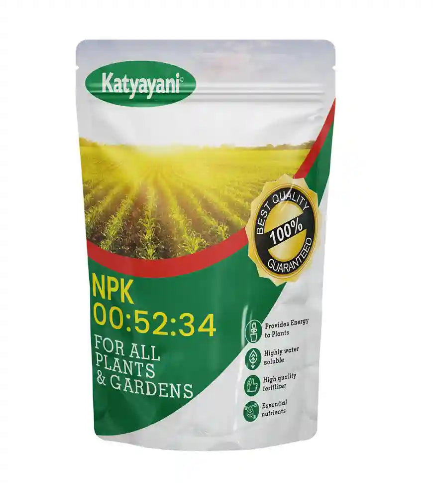 Katyayani NPK 00 52 34 Fertilizer (Mono Potassium Phosphate Water Soluble Fertilizer)