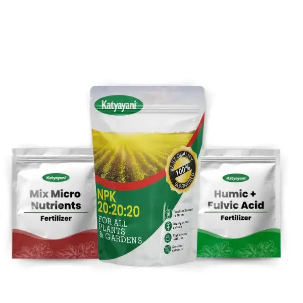 Katyayani NPK 20 20 20 Fertilizer | 3 IN 1 Pack