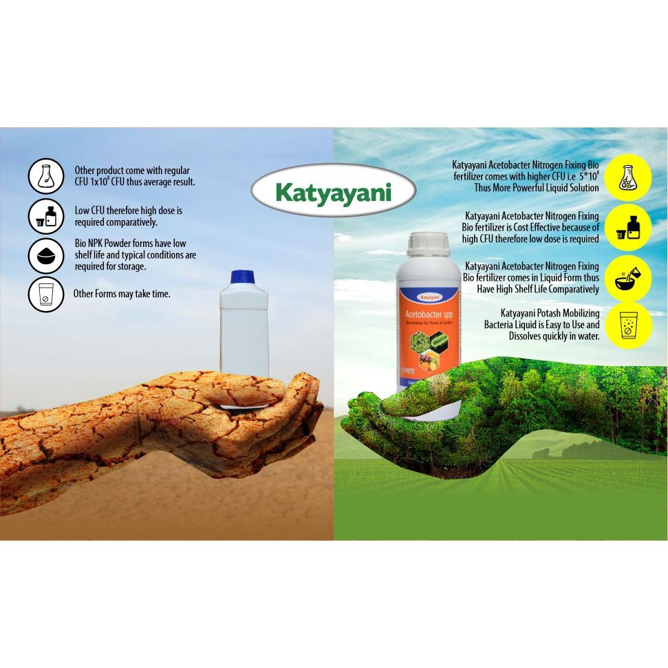 Katyayani Acetobacter Nitrogen Fixing Bio fertilizer
