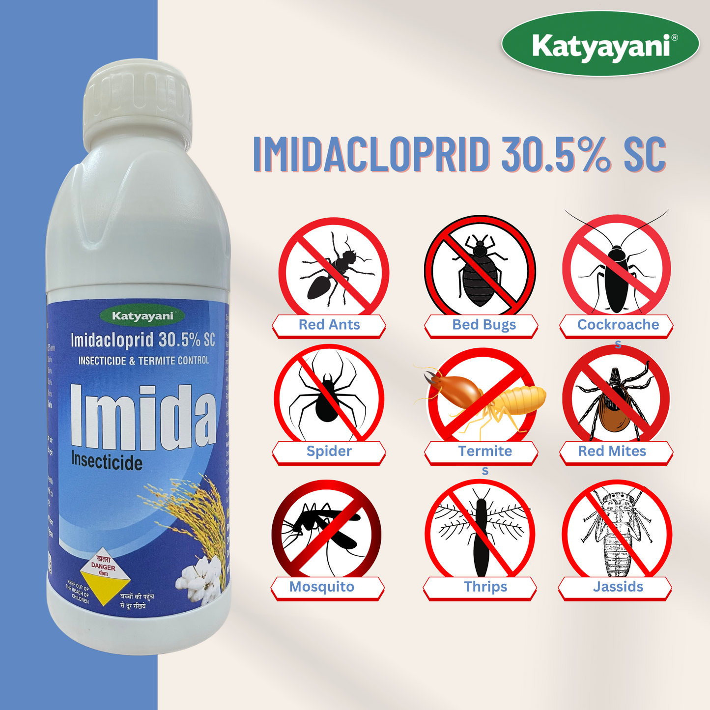 Katyayani Imida | Imidacloprid 30.5 % SC Insecticide