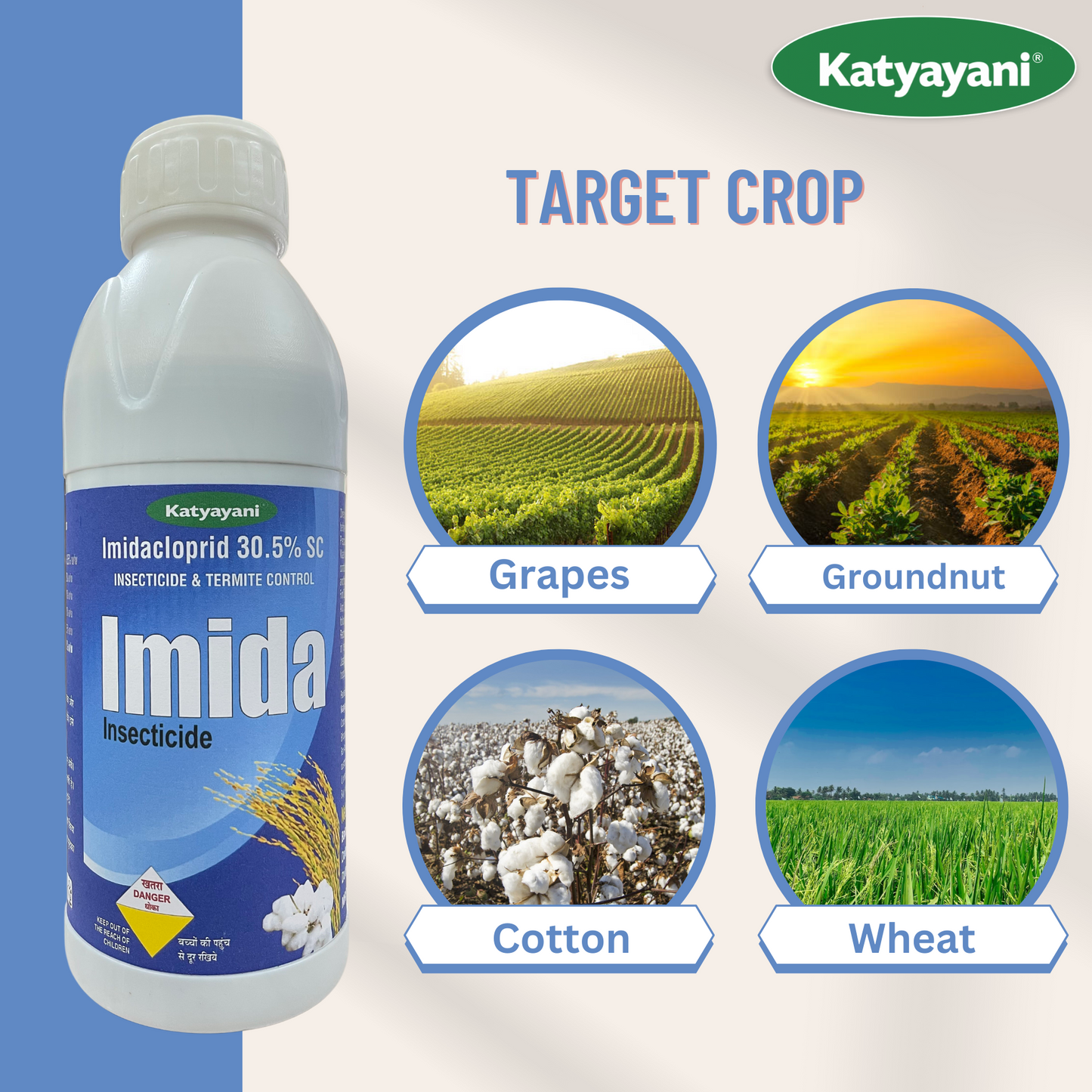 Katyayani Imida | Imidacloprid 30.5 % SC Insecticide for crops